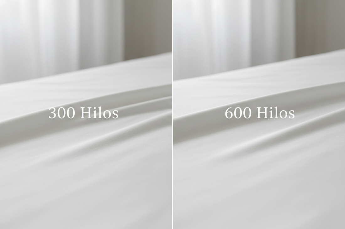 300 vs 600 hilos